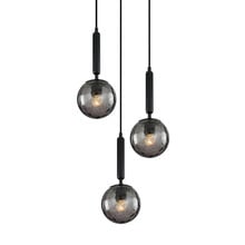 Trattino Glass Orb 3 Light Cluster Pendant